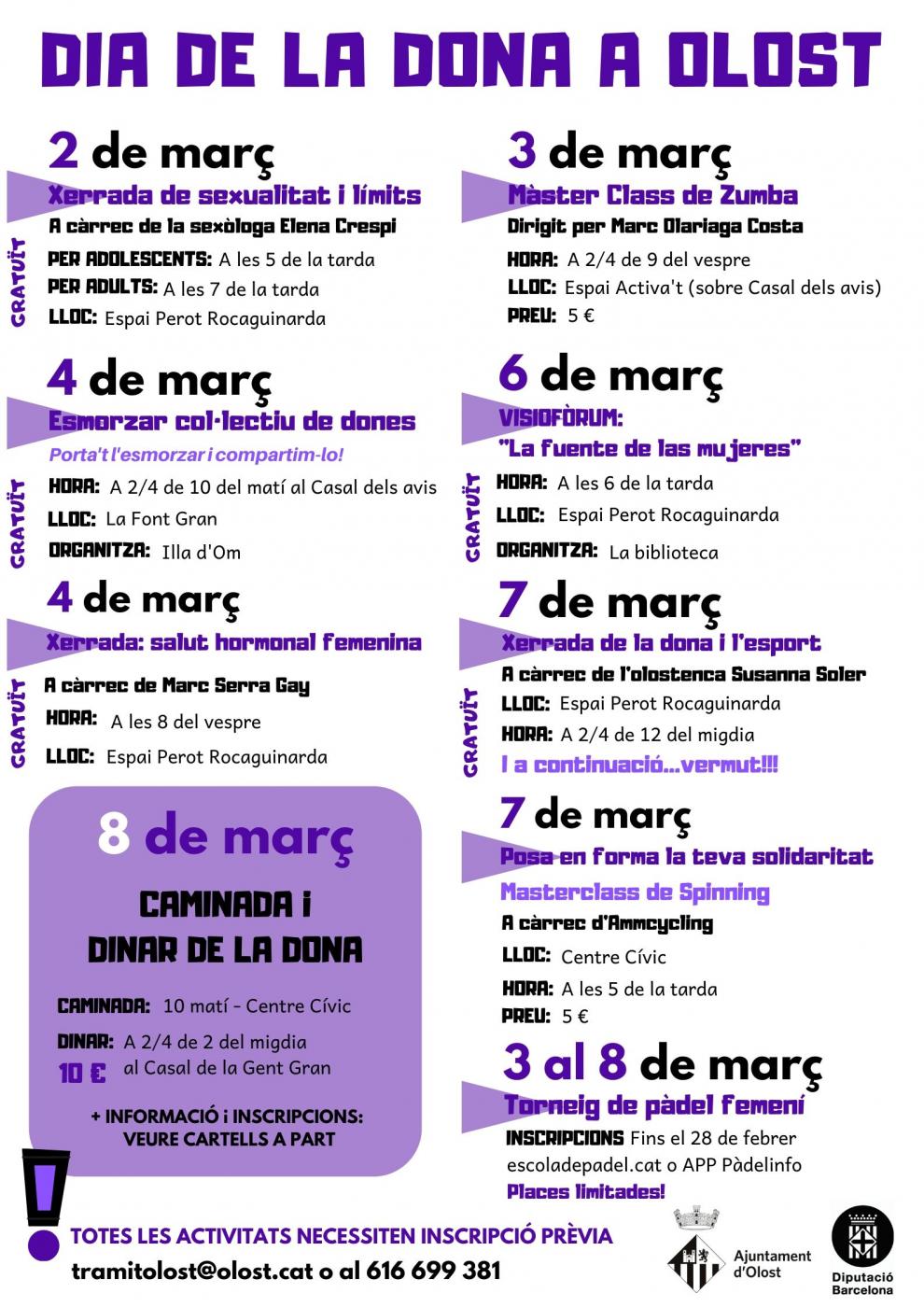 Manifest amb motiu del dia 8 de març, dia internacional de les dones